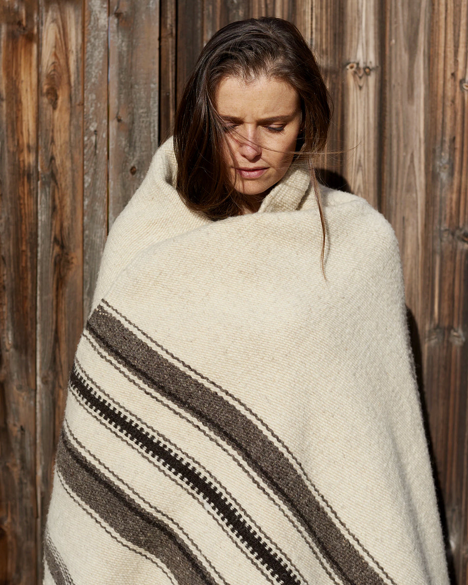 Wool blanket poncho hot sale